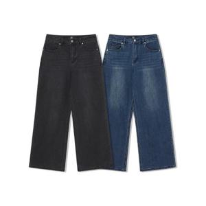 M 라이프워크바지 CQK LW243DL758 여성) LW3 데일리 데님 와이드 팬츠