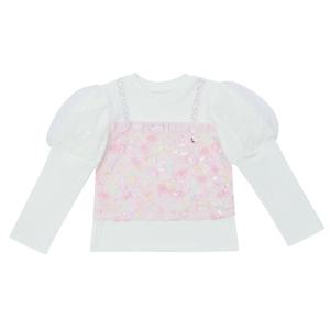 프렌치캣 (Q45DCT270W2) IV 스팽글 배색 TS