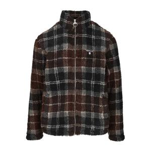 바버 타탄 체크 집업 플리스 재킷 252 MFL0187MFL TN38