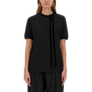 니나리찌 반팔 티셔츠 25AJTO035CO1108 U9000 BLACK