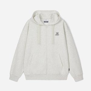 [클라이드]유니 레터링 자수 후드집업 FODTS4833