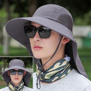 버킷햇 자외선차단 베일 그늘모자 벙거지 OLM025