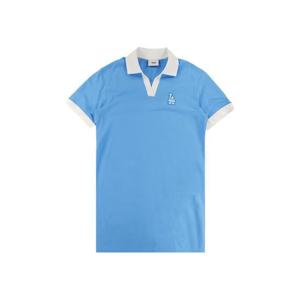 MLB 여성 배색 컴포터블 핏 카라 원피스 3FOPB0333-07SBS