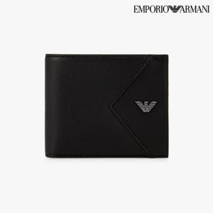 [엠포리오 아르마니]남성 쉐브론 패치 레더 폴드 지갑 A515334003(390000)