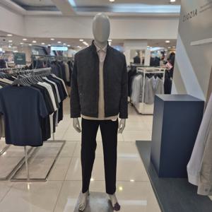 [지오지아]2025년 F/W 하이넥 스웨이드 경량패딩점퍼ABF4JP1103