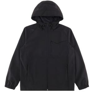 데상트 남성 면터치 블루종 집업 자켓 SP311DJK93BLK