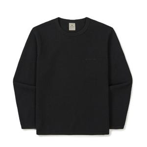 스노우피크 공용 델타피크 와플 맨투맨 B1 S25FMTHT16 BK DK TG