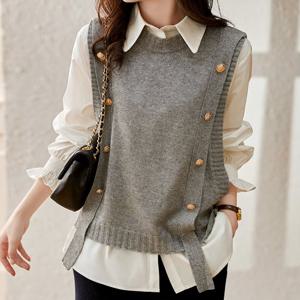 알트베니 바니니트베스트+블라우스(색상선택)