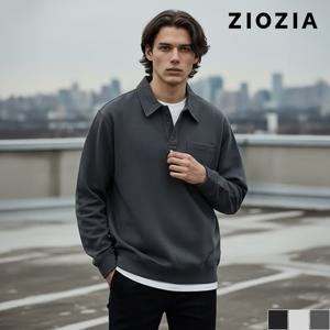 [지오지아] 오버핏 앞포켓 카라 티셔츠 (AAD4TT1101)