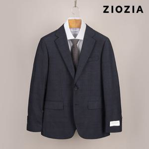 [지오지아] 네이비 쉐도우 글렌체크 미라클 정장자켓 (ABD4SB1203_DNV)