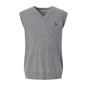 [헤지스]헤지스 그레이 단색 울캐시미어혼방 베스트 WHSW4D402G2