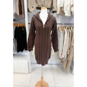 밸리걸 세이브존03 꽈배기니트 원피스 AG29608A