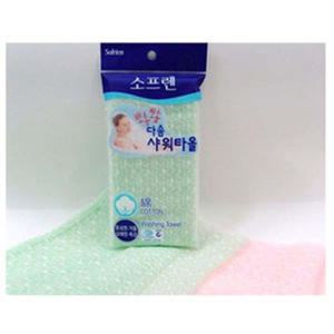 다솜 샤워타올 1P 색상랜덤 긴샤워타월 목욕타올