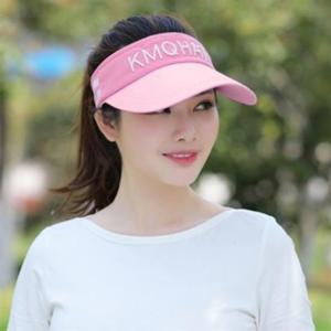 챙모자 벨트형 스포츠 썬캡(핑크) 골프 등산 모자