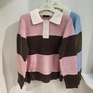 체이스컬트 HC03 여성 켤러 블럭 카라 스웨트 EFRG5274D0P