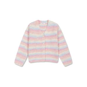 탑텐키즈 MKF4EC2202 여아 셔닐 그라데이션 가디건