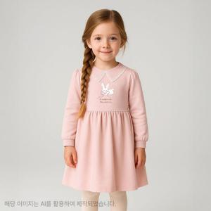[치크(키즈)]편안한 다이마루 원피스 CKOM2581G