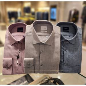 (예작)남자 가을겨울기모3종 이지케어 YJEWBS175솔리드슬림핏긴팔와이셔