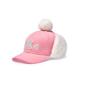 MLB 키즈 하트 스톤 폼폼 귀달이캡 (7AWM44056-50PKS)