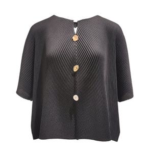 [멜본]단추플리츠블라우스_STBL258710