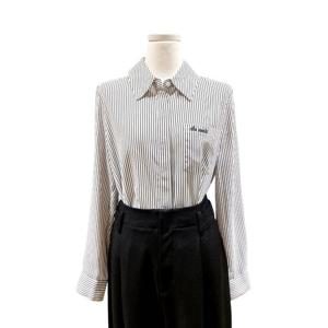 [비지트인뉴욕]포켓자수 스트라이프 셔츠 VA9LS90