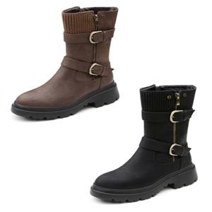 [금강제화]FAIR LADY 여성 버클 하프부츠  RICBOC5870WFAIN 2종