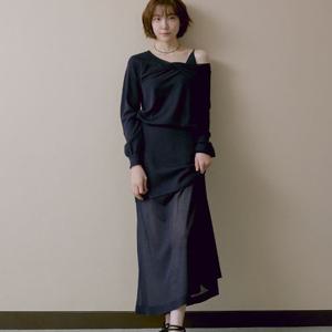 [쥬크]트위스트 풀오버  니트 원피스 Z252KSE001