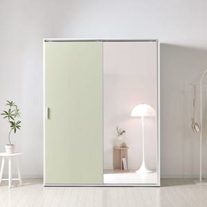 [착불] 동서가구 E0 엘리먼 1600 슬라이드 도어 옷장 + 거울도어 DF926837