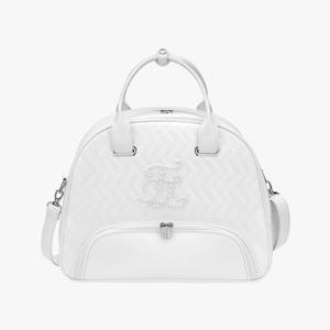 페어라이어 여성 진주 퀼팅 보스턴백 (아이보리)