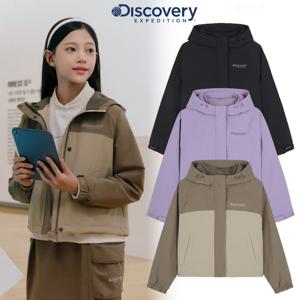 디스커버리키즈 DKTR26054 여아 우븐 후드 자켓 바람막이