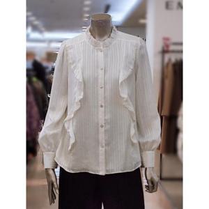 미니멈 세이브존03 미니멈 하프넥 드레이프 블라우스 AWMWDAWB9500A