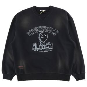 와키윌리 워싱 키키 그래픽 맨투맨 WA2503CR18CH