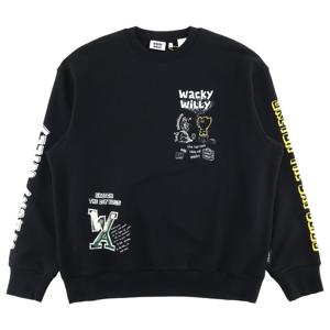 와키윌리 스프레이 그래픽 맨투맨 WA2503CR17BK