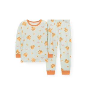 [오르시떼]아동 G313 하트피자키즈 9부소매 내의 세트 OR25FKFPG313