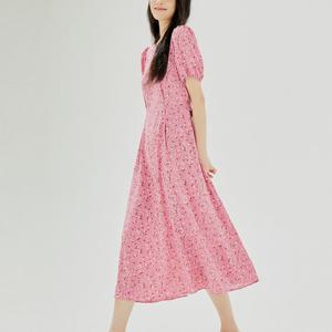 [클라비스]썸머 R넥 플라워 원피스 (CVOWC3704S-T)