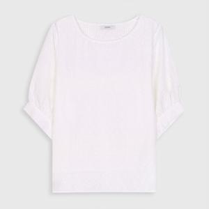 [클라비스]소매 퍼프 사다리 블라우스 (CVBWC3702S-T)