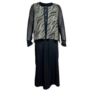 [데시데]베스트 레이어드 버튼업 원피스 DOW401