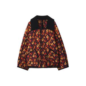 버버리 플로리스톤 제라늄 나뭇잎 프린트 퀼팅 재킷 8115733