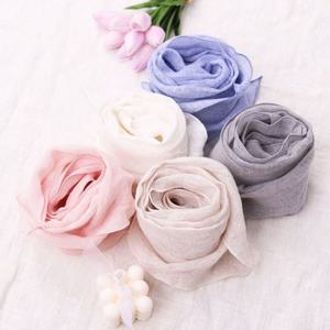 여름 (앙상블) 국산 린넨 무지 롱 스카프-dys 머플러