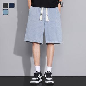 여름 남자 스트릿 와이드 밴딩 스트랩 반바지 DMS-PTH-SDD238