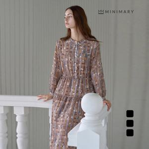 [미니마리]팝콘체크롱원피스 (MMA3OP07)