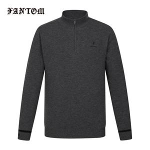 [팬텀] 남성 울 방풍 반집업 긴팔 니트 211E3SR803_MG