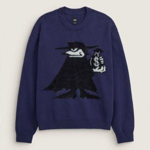 [반스]클래시파이드 크루 스웨터 퍼플 VN000P93EMT