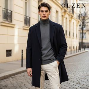 [올젠] 캐시미어 핸드메이드 체스터 하프 코트 (ZOD4CG1303)