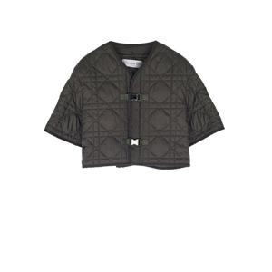 [엘러브] 디올 까나쥬 숏슬리브 크롭 패딩 34 카키 5ET1604