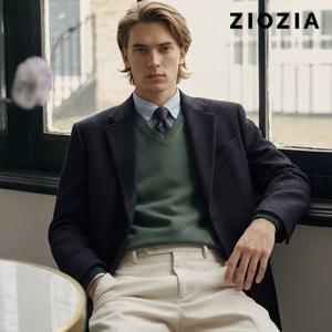 [지오지아] 루즈핏 차콜 캐주얼 자켓 (AAD4KG1104_CGR)