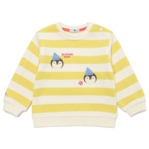 [블루독베이비]애니멀 스트라이프 스웨트셔츠 (44C14-334-05)