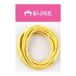 [브이와이][VCJNK6QP]유니아트 파츠 칼라고무줄 노랑 1000(1개)_