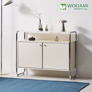 우아미가구 모노 베론 미드센츄리 도어 수납장 1050