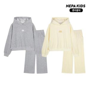 [네파키즈] KL85908 여아 벨로아 후디 세트 본사직영